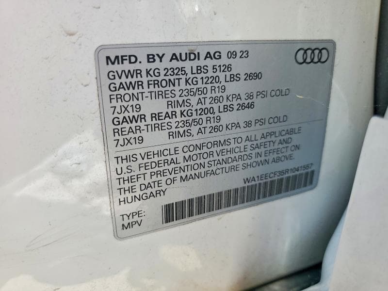 2024 AUDI Q3 PREMIUM PLUS S LINE 45 13