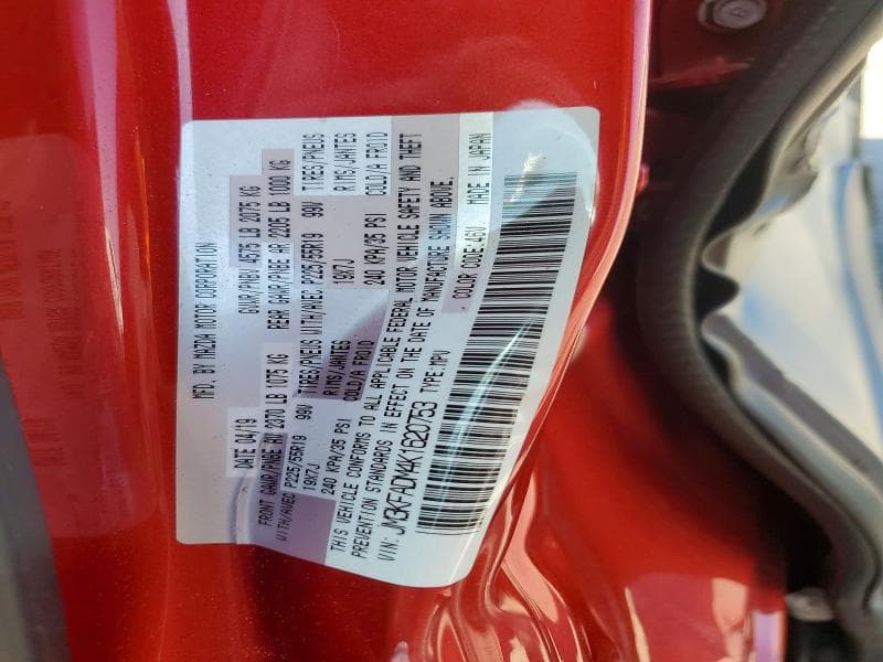2019 MAZDA CX-5 GRAND TOURING 13