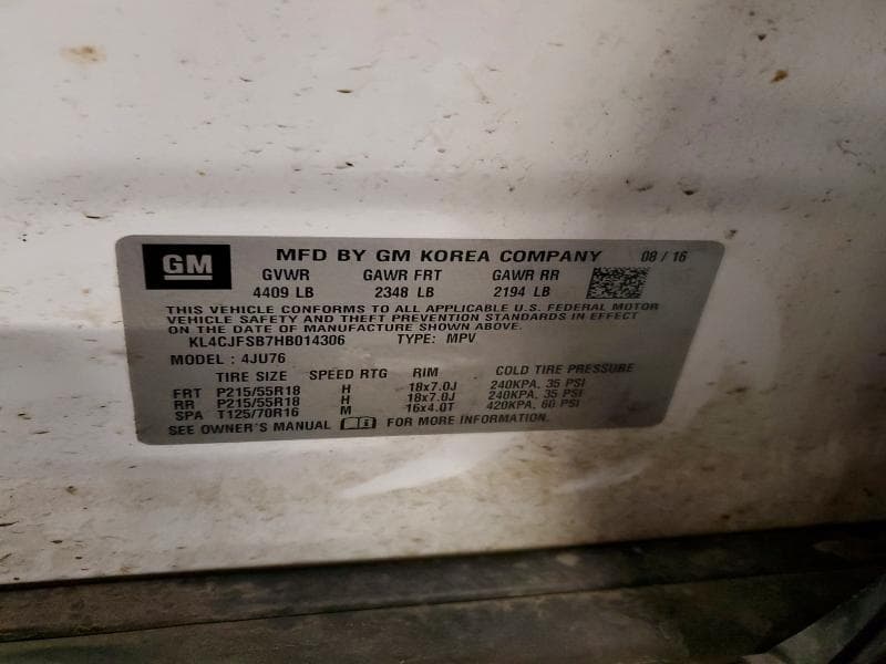 2017 BUICK ENCORE PREFERRED II 13