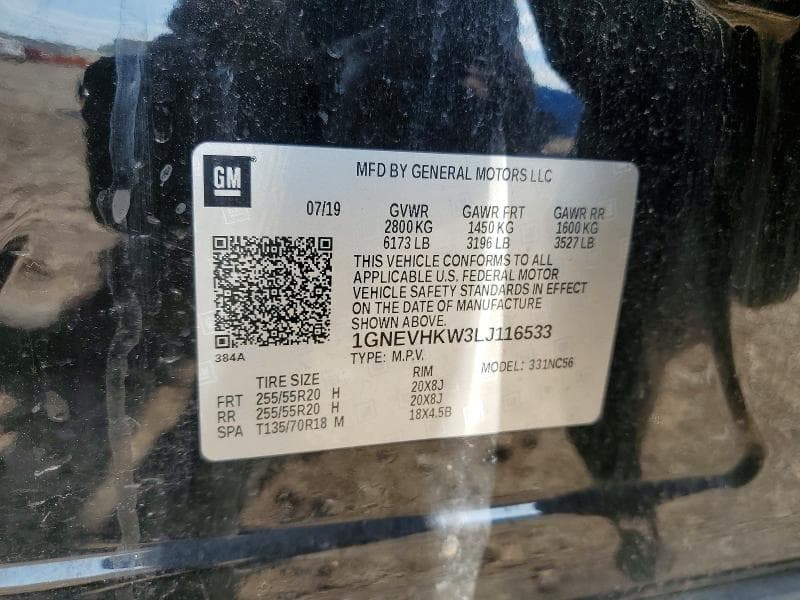 2020 CHEVROLET TRAVERSE LT 13