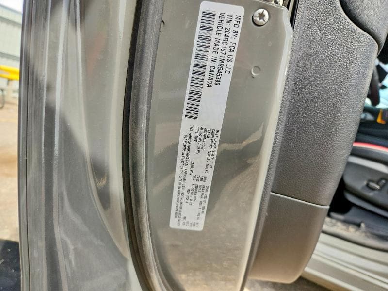 2021 CHRYSLER PACIFICA HYBRID LIMITED 13