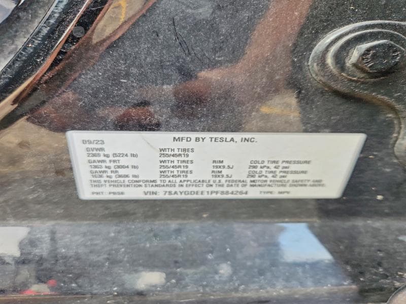 2023 TESLA MODEL Y 12