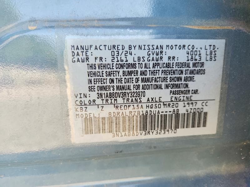 2024 NISSAN SENTRA SR 12