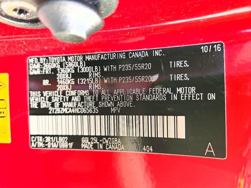 2017 LEXUS RX 350 BASE 13