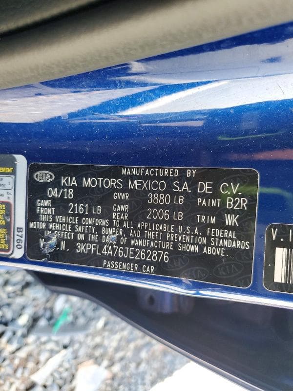 2018 KIA FORTE LX 12