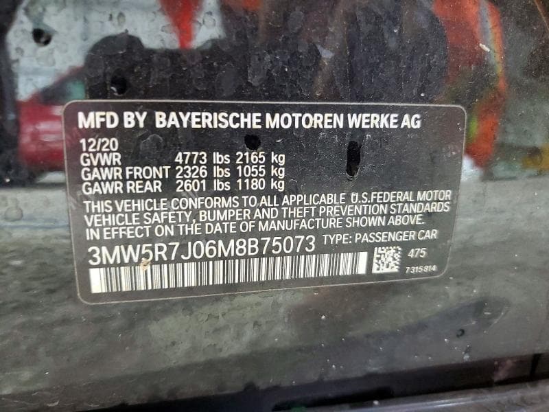 2021 BMW 330XI 12