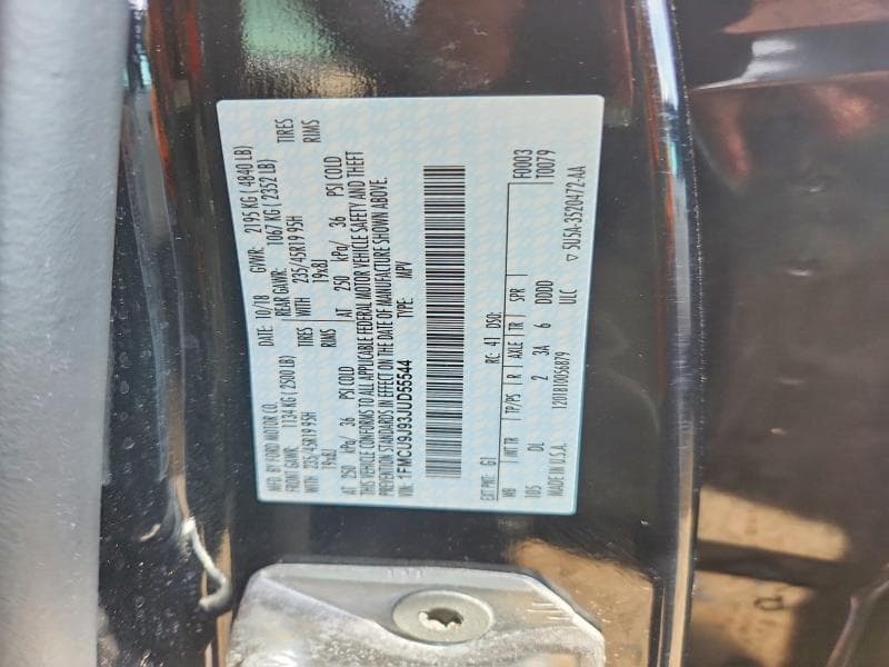 2018 FORD ESCAPE TITANIUM 12