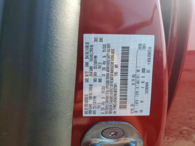2022 FORD ESCAPE SE 14