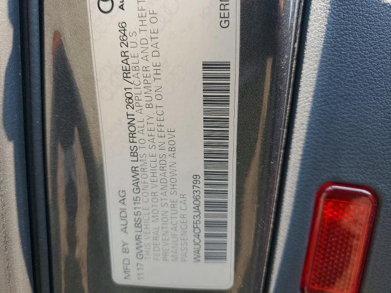 2018 AUDI S5 PRESTIGE 13