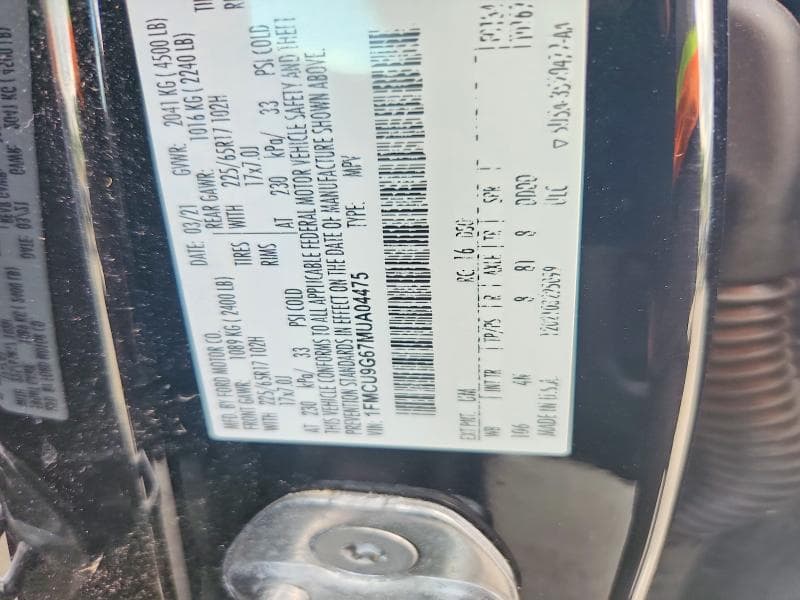 2021 FORD ESCAPE SE 13