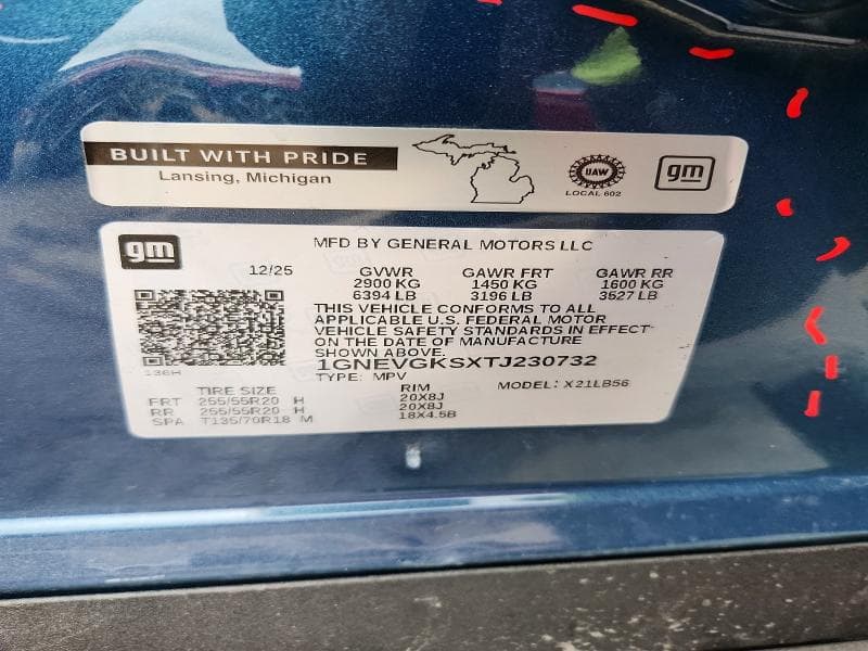 2026 CHEVROLET TRAVERSE LT 14