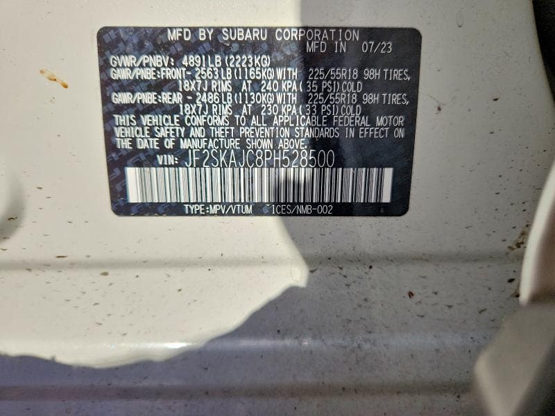 2023 SUBARU FORESTER SPORT 13