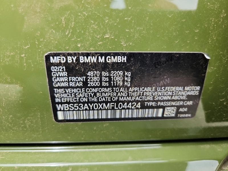2021 BMW M3 12