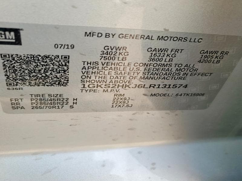 2020 GMC YUKON XL DENALI 13