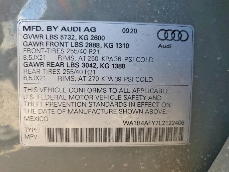 2020 AUDI SQ5 PREMIUM PLUS 12