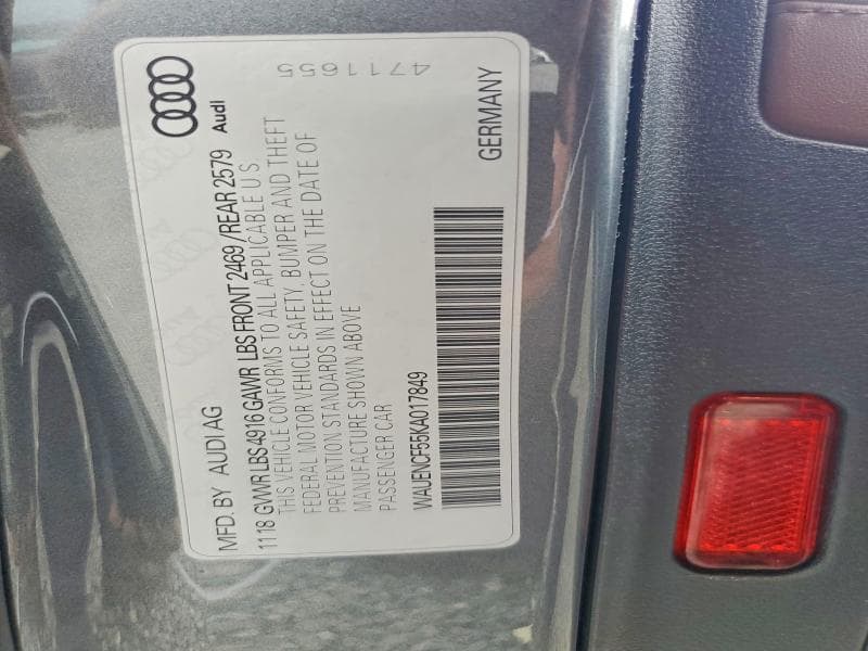 2019 AUDI A5 PREMIUM PLUS S-LINE 13
