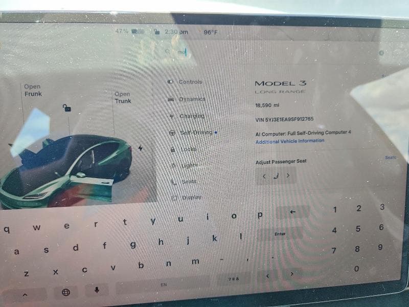 2025 TESLA MODEL 3 9