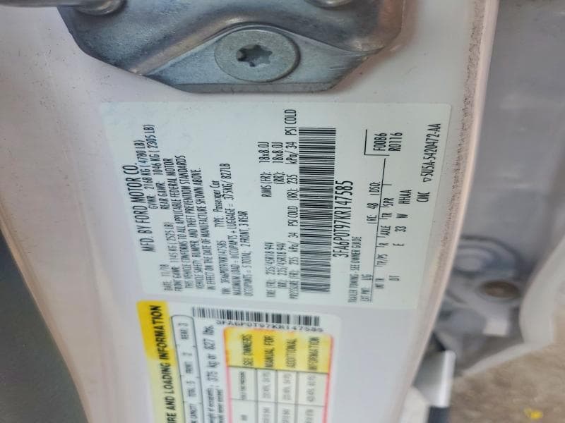 2019 FORD FUSION SE 12