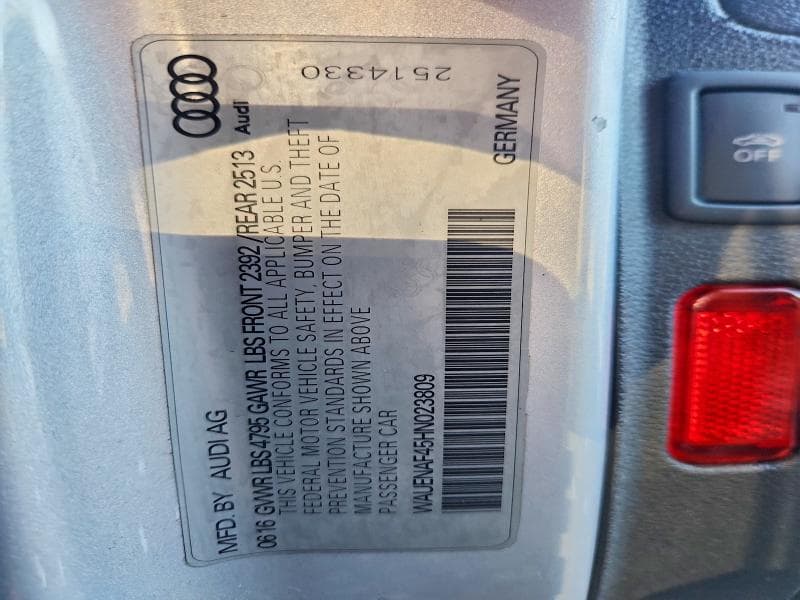 2017 AUDI A4 PREMIUM PLUS 13