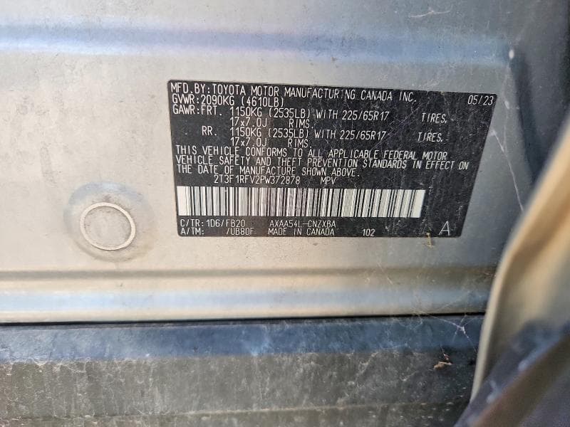 2023 TOYOTA RAV4 LE 13