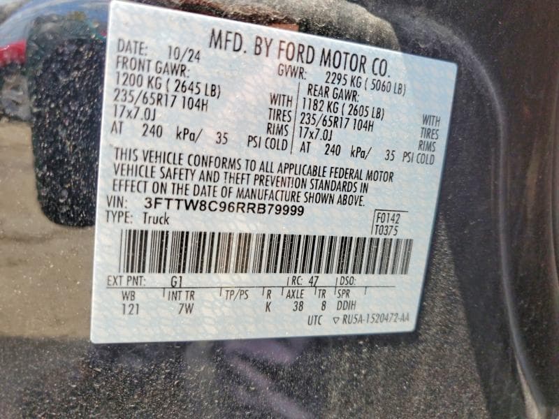 2024 FORD MAVERICK XLT TREMOR 13