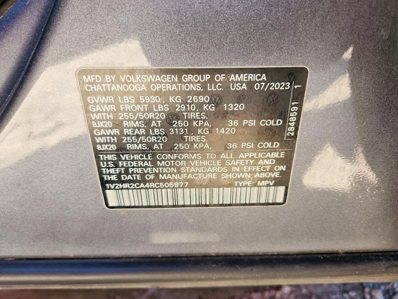 2024 VOLKSWAGEN ATLAS SE 13