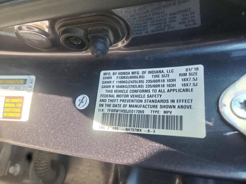 2018 HONDA CR-V EX 13
