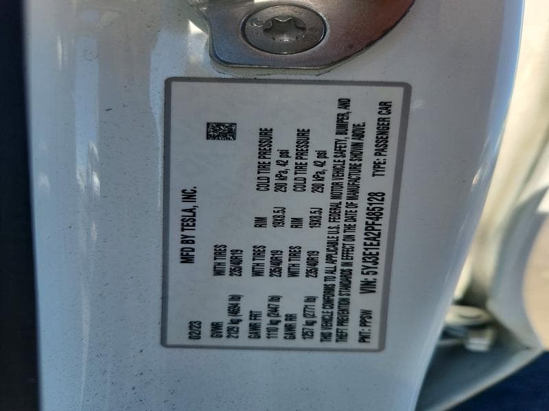 2023 TESLA MODEL 3 12