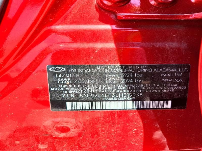 2020 HYUNDAI ELANTRA VALUE EDITION 12