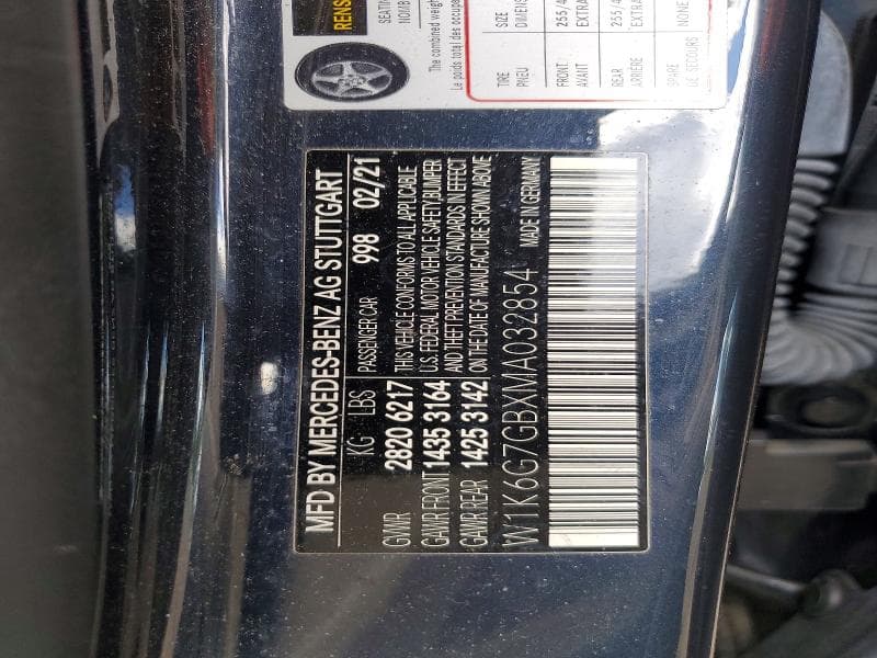 2021 MERCEDES-BENZ S 580 4MATIC 12