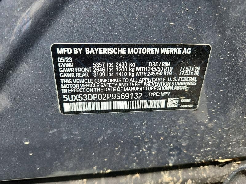 2023 BMW X3 XDRIVE30I 13