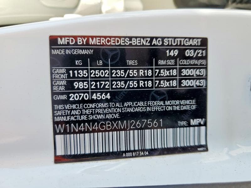 2021 MERCEDES-BENZ GLA 250 12