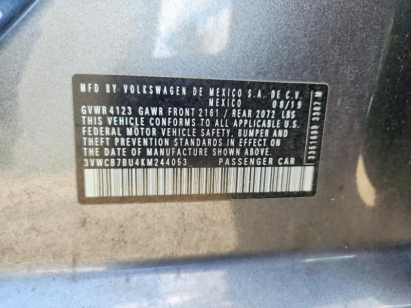 2019 VOLKSWAGEN JETTA S 12