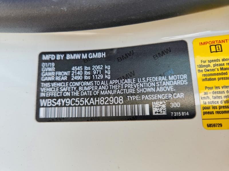 2019 BMW M4 12