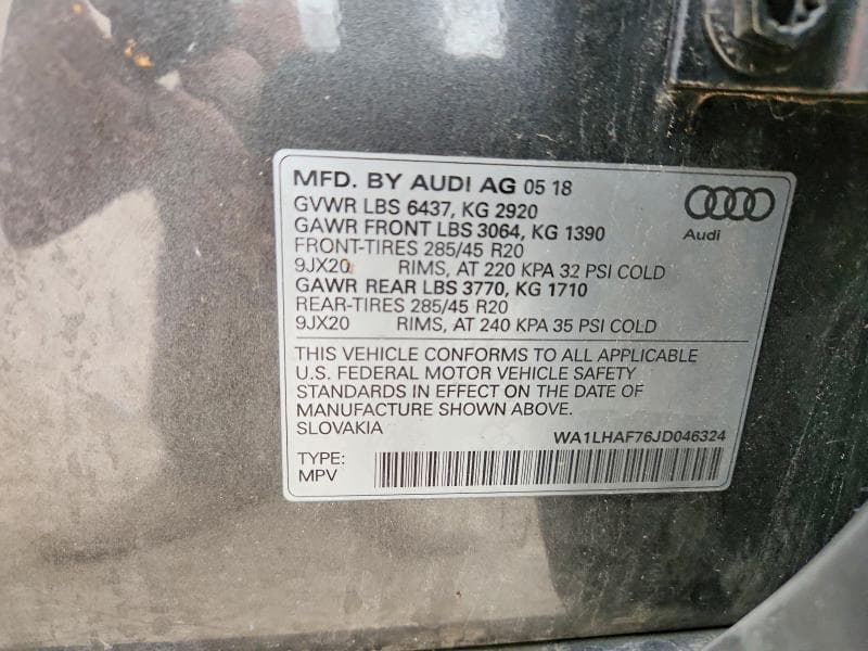 2018 AUDI Q7 PREMIUM PLUS 13