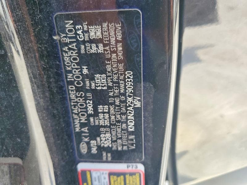 2019 KIA SOUL BASE 12