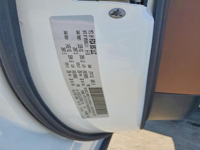 2018 CHRYSLER PACIFICA LIMITED 13