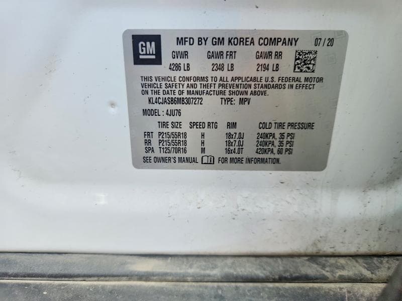 2021 BUICK ENCORE PREFERRED 12