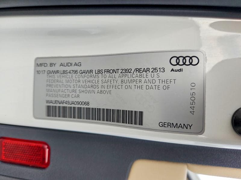 2018 AUDI A4 PREMIUM PLUS 12
