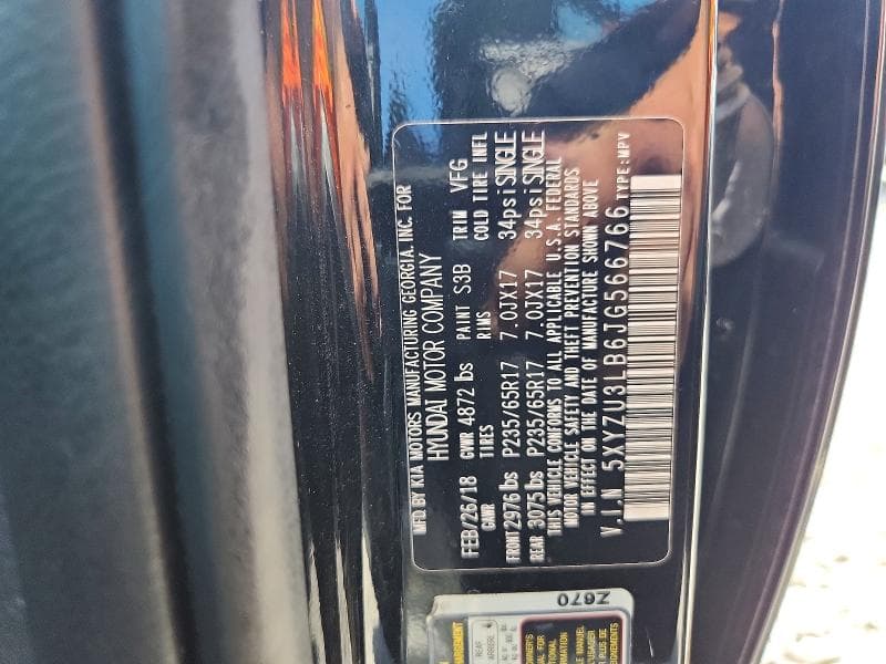 2018 HYUNDAI SANTA FE SPORT 2.4L 14