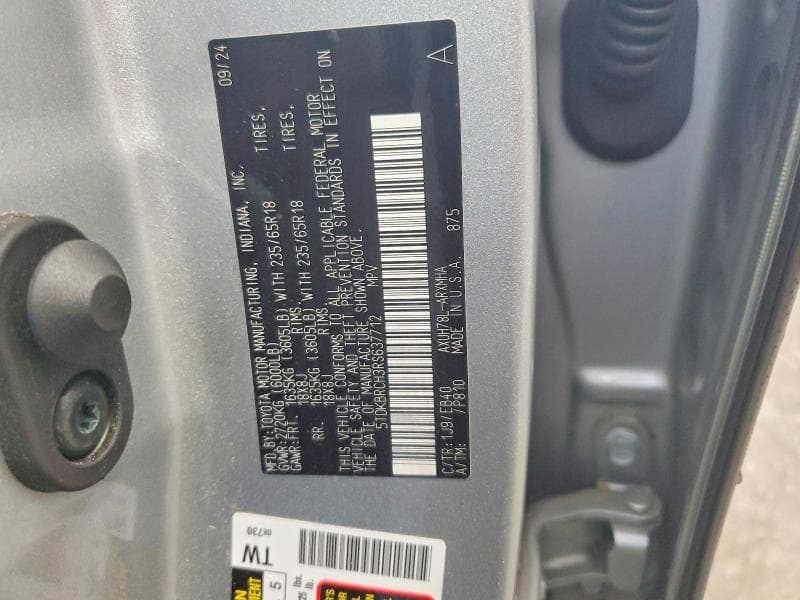2024 TOYOTA HIGHLANDER HYBRID XLE 13