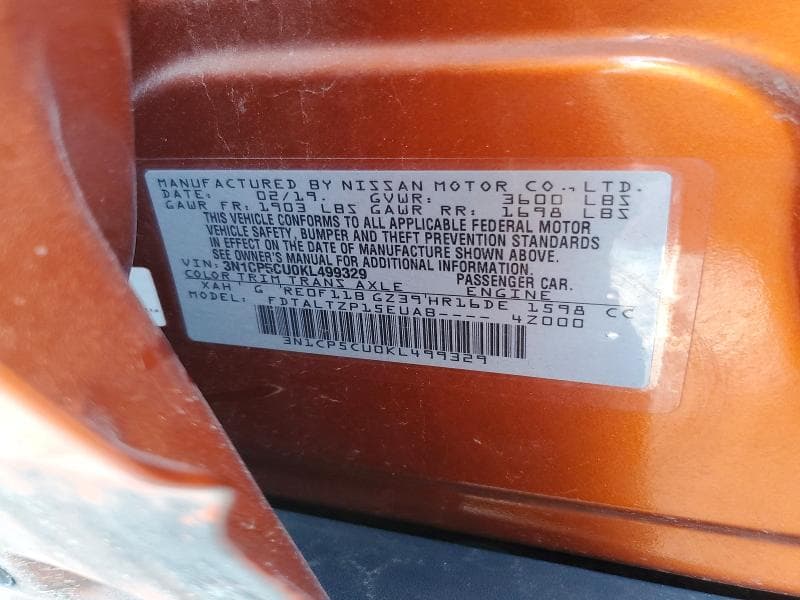 2019 NISSAN KICKS SR 13
