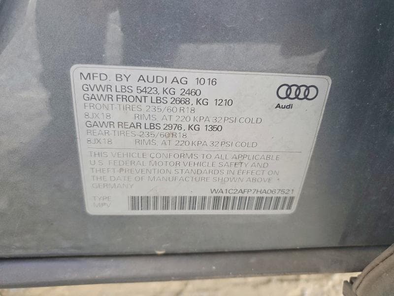 2017 AUDI Q5 PREMIUM 13
