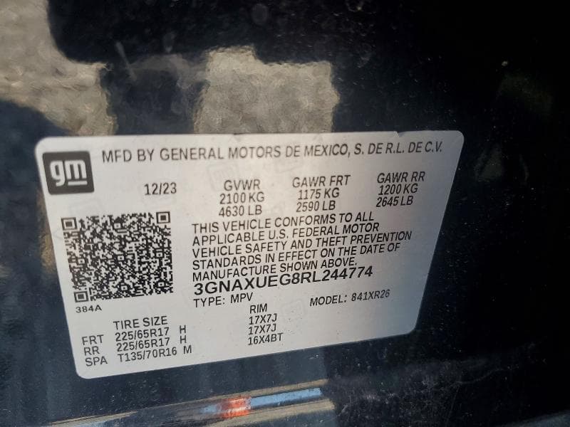 2024 CHEVROLET EQUINOX LT 13