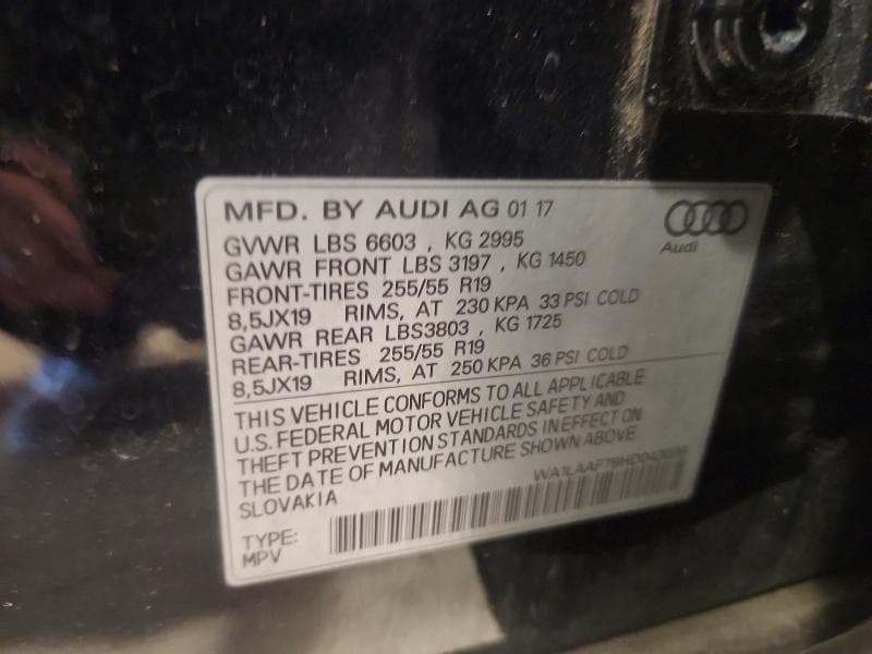 2017 AUDI Q7 PREMIUM PLUS 13