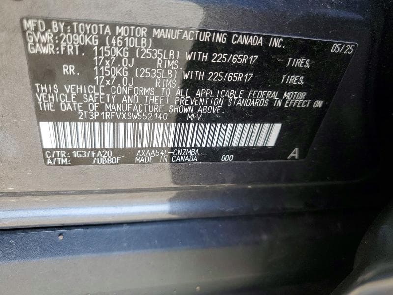 2025 TOYOTA RAV4 XLE 13