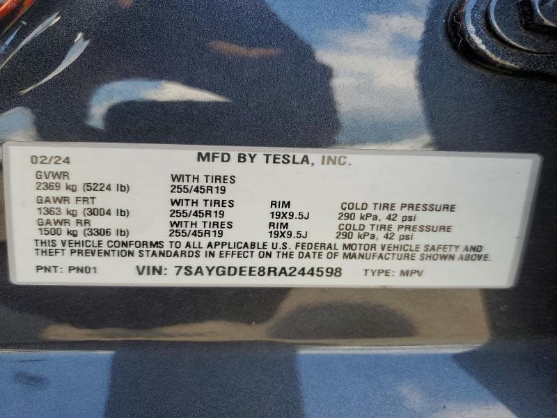 2024 TESLA MODEL Y 13
