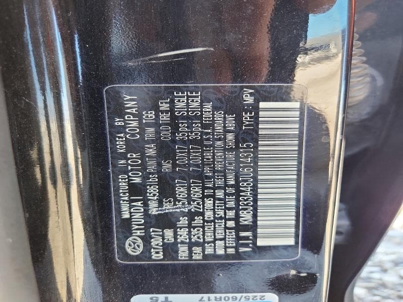 2018 HYUNDAI TUCSON SEL 13