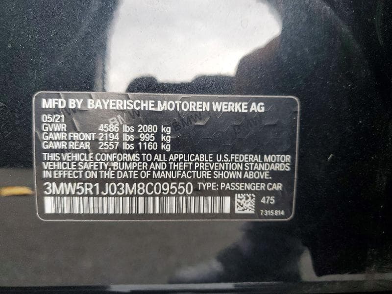 2021 BMW 330I 13
