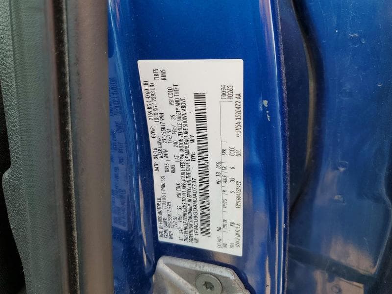 2017 FORD ESCAPE SE 13
